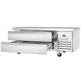 Empura Refrigeration E-KCBRC60 Refrigerated Equipment Stand 62"W X 31.9"D X 26.8"H 9.1 Cu. Ft. Capacity