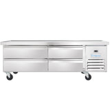 Empura Refrigeration E-KCBRC72 Refrigerated Equipment Stand 74"W X 31.9"D X 26.8"H 11.4 Cu. Ft. Capacity