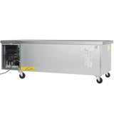 Empura Refrigeration E-KCBRC72 Refrigerated Equipment Stand 74"W X 31.9"D X 26.8"H 11.4 Cu. Ft. Capacity
