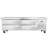 Empura Refrigeration E-KCBRC76 Refrigerated Equipment Stand 76"W X 31.9"D X 26.8"H 11.4 Cu. Ft. Capacity