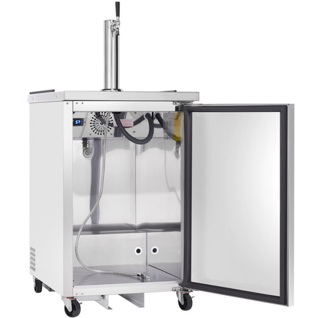 Empura Refrigeration E-KDD1-S Direct Draw Beer Dispenser 24.1"W X 29.9"D X 38.7"H 8.1 Cu. Ft. Capacity