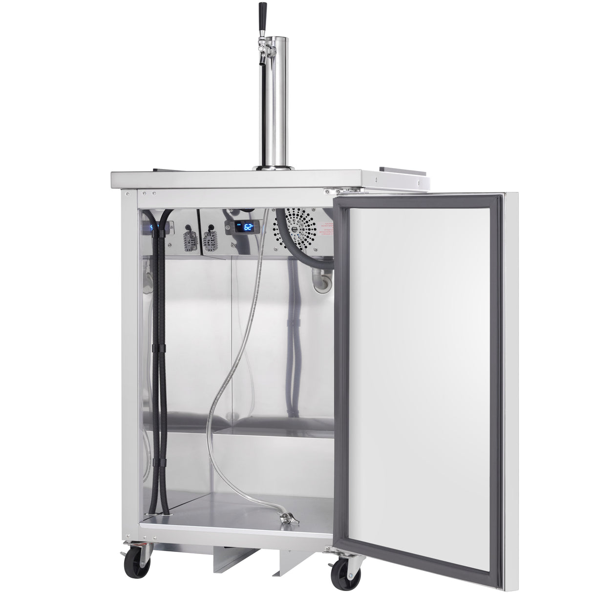 Empura Refrigeration E-KDD1-S Direct Draw Beer Dispenser 24.1"W X 29.9"D X 38.7"H 8.1 Cu. Ft. Capacity
