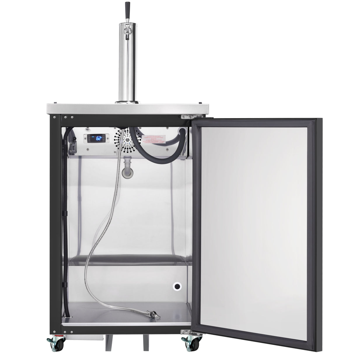 Empura Refrigeration E-KDD1 Direct Draw Beer Dispenser 24.1"W X 29.9"D X 38.7"H 8.1 Cu. Ft. Capacity