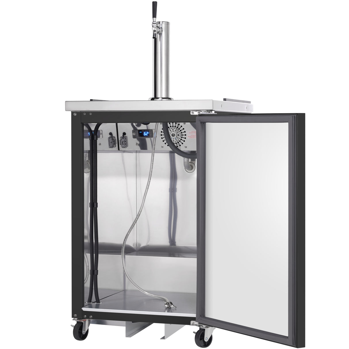 Empura Refrigeration E-KDD1 Direct Draw Beer Dispenser 24.1"W X 29.9"D X 38.7"H 8.1 Cu. Ft. Capacity