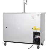 Empura Refrigeration E-KDD2-1-S Direct Draw Beer Dispenser 49.1"W X 24.41"D X 41.9"H 12.5 Cu. Ft. Capacity