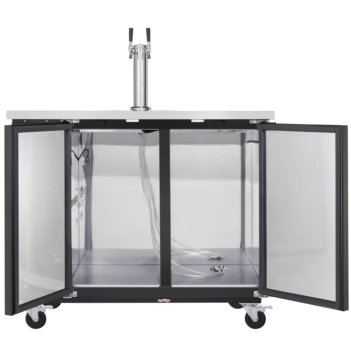 Empura Refrigeration E-KDD2-1 Direct Draw Beer Dispenser 49.1"W X 24.41"D X 41.9"H 12.5 Cu. Ft. Capacity