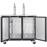 Empura Refrigeration E-KDD2-2 Direct Draw Beer Dispenser 49.1"W X 24.41"D X 41.9"H 12.5 Cu. Ft. Capacity