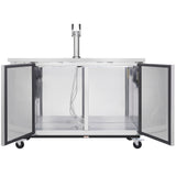Empura Refrigeration E-KDD3-1-S Direct Draw Beer Dispenser 61.1"W X 24.41"D X 41.9"H 16.6 Cu. Ft. Capacity