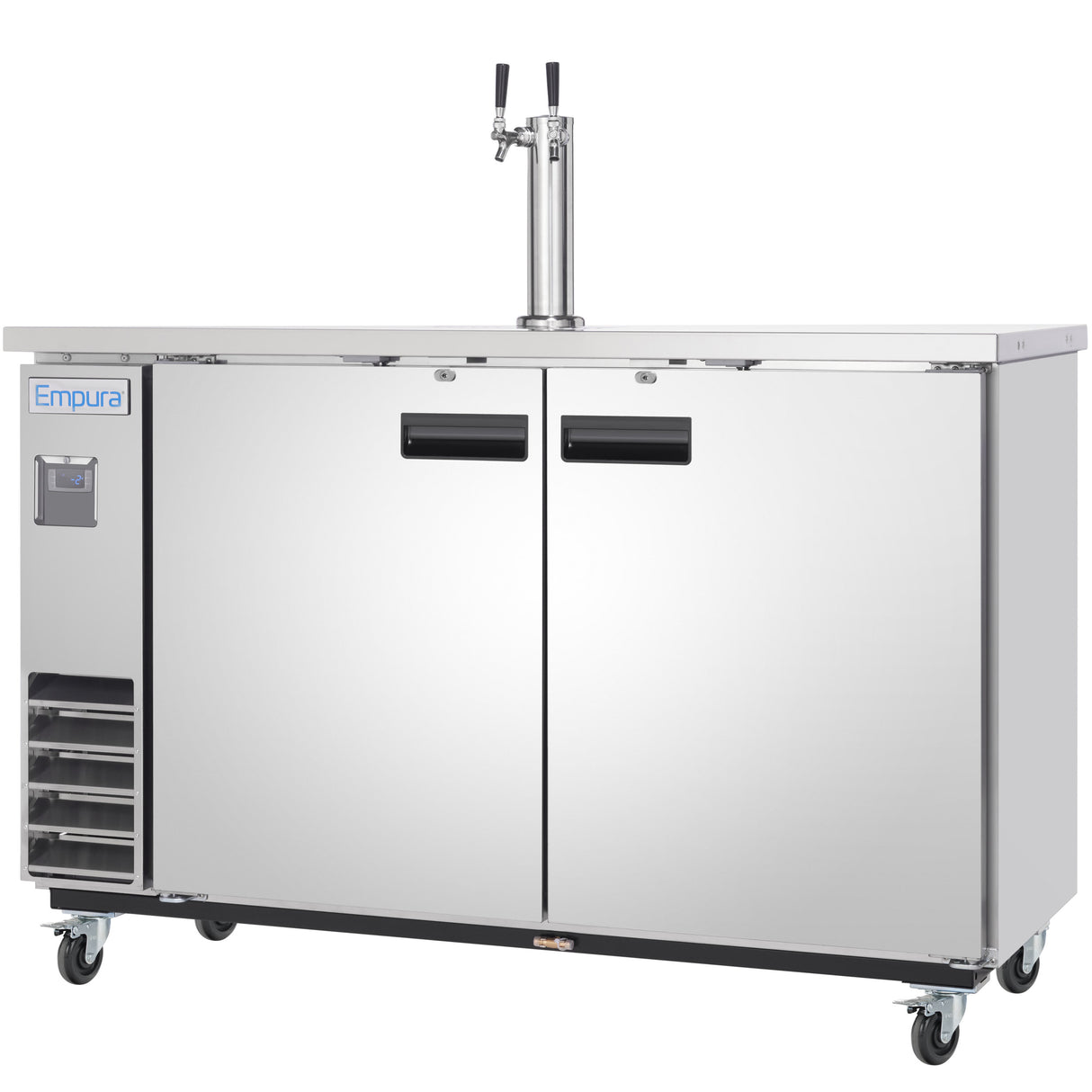 Empura Refrigeration E-KDD3-1-S Direct Draw Beer Dispenser 61.1"W X 24.41"D X 41.9"H 16.6 Cu. Ft. Capacity