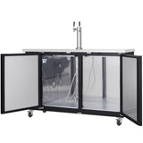 Empura Refrigeration E-KDD3-1 Direct Draw Beer Dispenser 61.1"W X 24.41"D X 41.9"H 16.6 Cu. Ft. Capacity