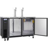 Empura Refrigeration E-KDD3-2 Direct Draw Beer Dispenser 61.1"W X 24.41"D X 41.9"H 16.6 Cu. Ft. Capacity
