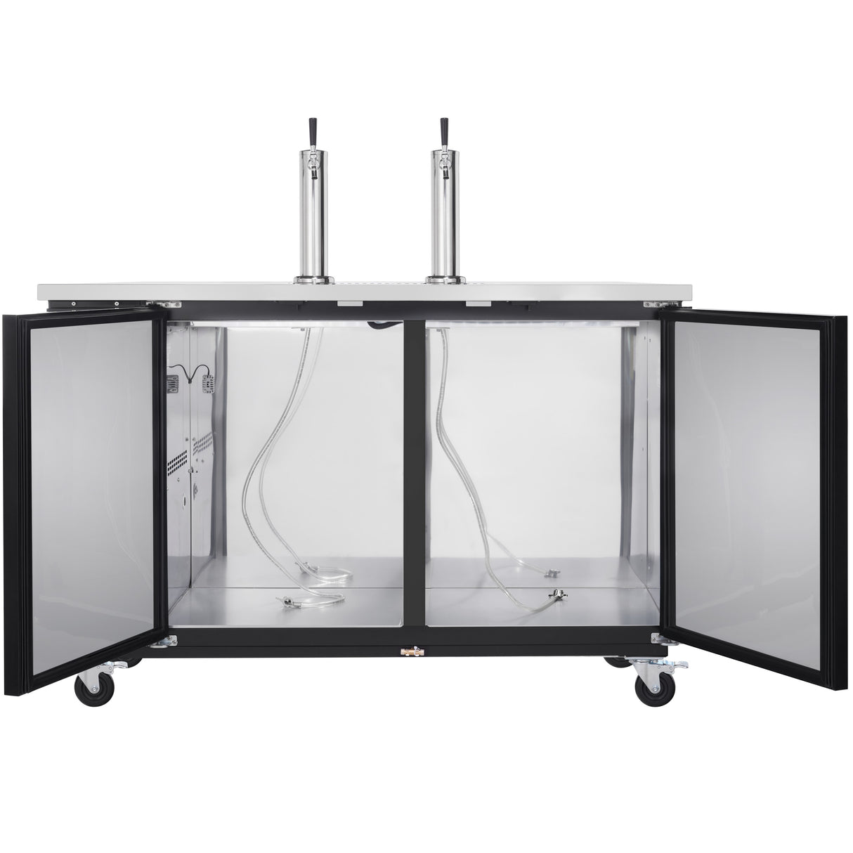 Empura Refrigeration E-KDD3-2 Direct Draw Beer Dispenser 61.1"W X 24.41"D X 41.9"H 16.6 Cu. Ft. Capacity