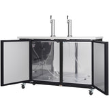 Empura Refrigeration E-KDD3-2 Direct Draw Beer Dispenser 61.1"W X 24.41"D X 41.9"H 16.6 Cu. Ft. Capacity