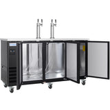 Empura Refrigeration E-KDD4-2 Direct Draw Beer Dispenser 73.1"W X 24.41"D X 41.9"H 20.8 Cu. Ft. Capacity