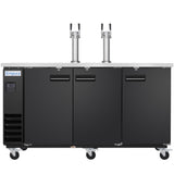 Empura Refrigeration E-KDD4-2 Direct Draw Beer Dispenser 73.1"W X 24.41"D X 41.9"H 20.8 Cu. Ft. Capacity