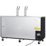 Empura Refrigeration E-KDD4-2 Direct Draw Beer Dispenser 73.1"W X 24.41"D X 41.9"H 20.8 Cu. Ft. Capacity