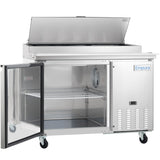 Empura Refrigeration E-KPP44 Pizza Prep Table 47.4"W X 32.3"D X 41.3"H 10 Cu. Ft. Capacity