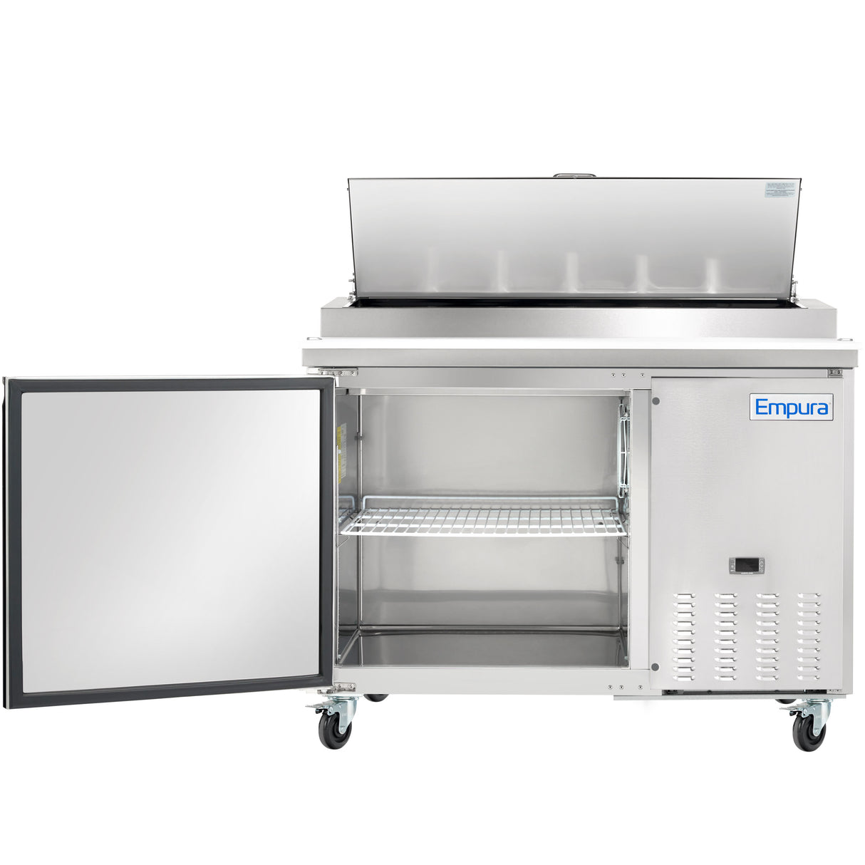 Empura Refrigeration E-KPP44 Pizza Prep Table 47.4"W X 32.3"D X 41.3"H 10 Cu. Ft. Capacity