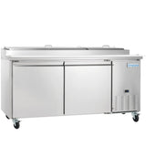 Empura Refrigeration E-KPP67 Pizza Prep Table 70.8"W X 32.3"D X 41.3"H 19 Cu. Ft. Capacity