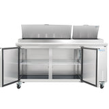 Empura Refrigeration E-KPP67 Pizza Prep Table 70.8"W X 32.3"D X 41.3"H 19 Cu. Ft. Capacity