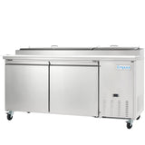 Empura Refrigeration E-KPP67 Pizza Prep Table 70.8"W X 32.3"D X 41.3"H 19 Cu. Ft. Capacity