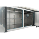 Empura Refrigeration E-KPP67 Pizza Prep Table 70.8"W X 32.3"D X 41.3"H 19 Cu. Ft. Capacity