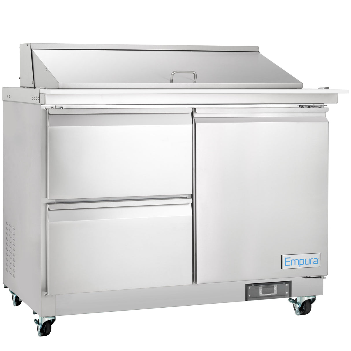 Empura Refrigeration E-KSP48M-D2 Refrigerated Sandwich/Salad Mega Top Prep Table With Drawers