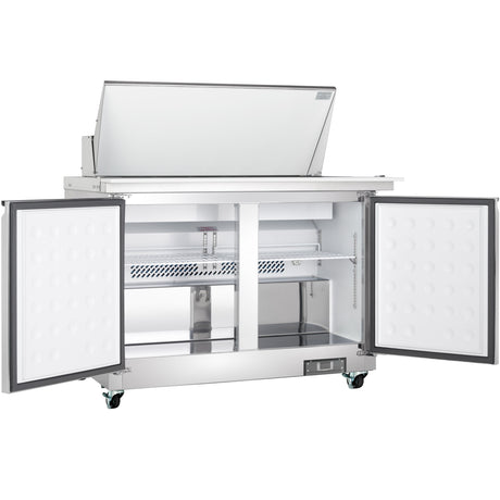 Empura Refrigeration E-KSP48M Refrigerated Sandwich/Salad Mega Top Prep Table 48.2"W X 34.5"D X 43.2"H