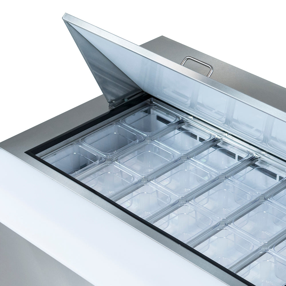 Empura Refrigeration E-KSP48M Refrigerated Sandwich/Salad Mega Top Prep Table 48.2"W X 34.5"D X 43.2"H