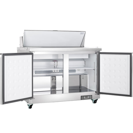 Empura Refrigeration E-KSP48 Refrigerated Sandwich/Salad Prep Table 48.2"W X 29.9"D X 43.2"H