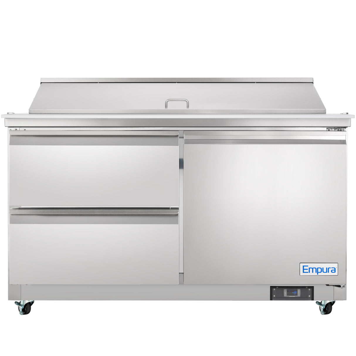 Empura Refrigeration E-KSP60M-D2 Refrigerated Sandwich/Salad Mega Top Prep Table With Drawers
