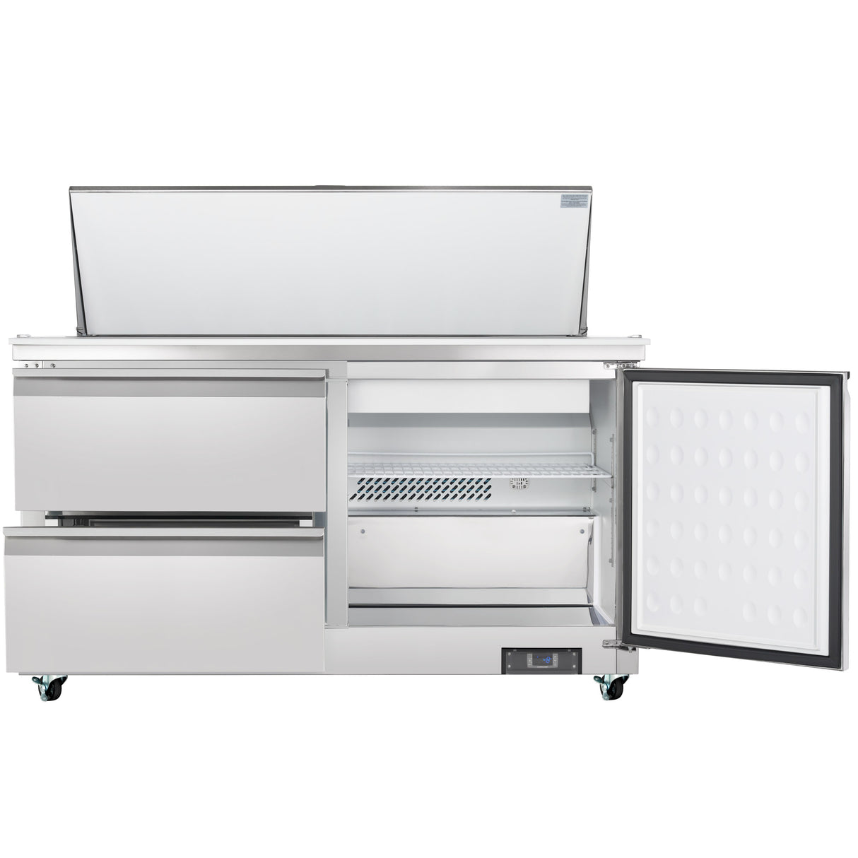 Empura Refrigeration E-KSP60M-D2 Refrigerated Sandwich/Salad Mega Top Prep Table With Drawers