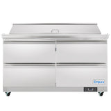 Empura Refrigeration E-KSP60M-D4 Refrigerated Sandwich/Salad Mega Top Prep Table With Drawers
