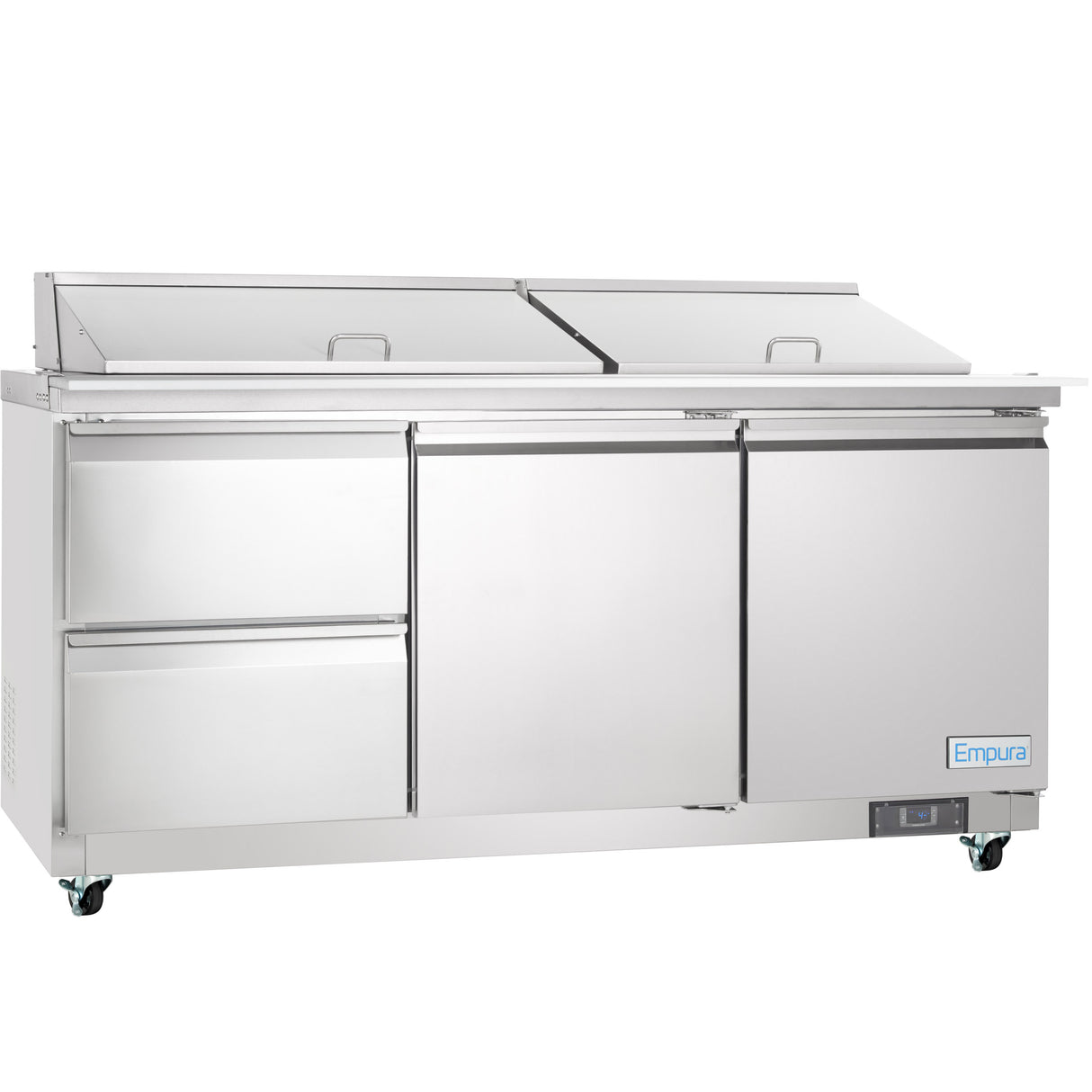 Empura Refrigeration E-KSP72M-D2 Refrigerated Sandwich/Salad Mega Top Prep Table With Drawers