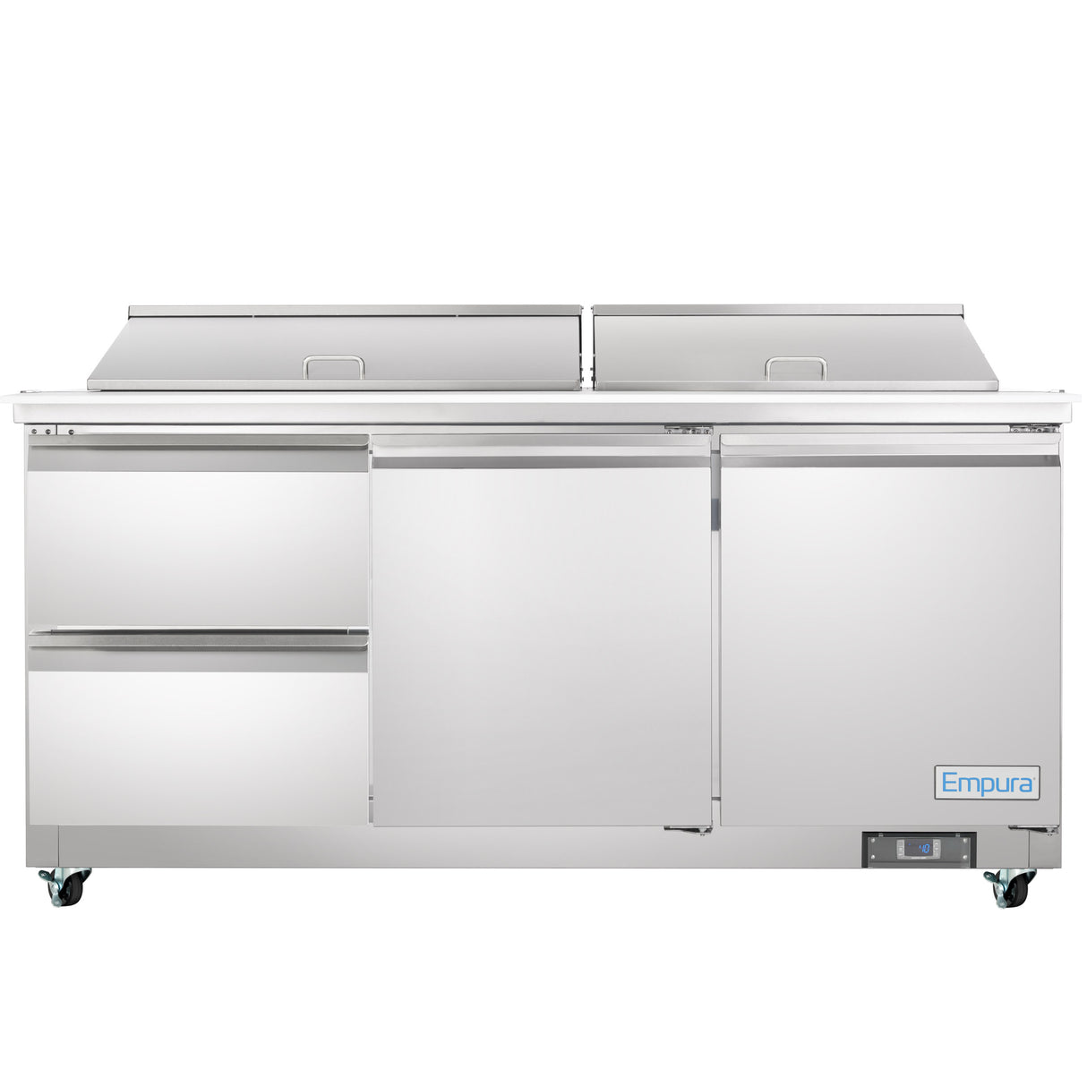 Empura Refrigeration E-KSP72M-D2 Refrigerated Sandwich/Salad Mega Top Prep Table With Drawers