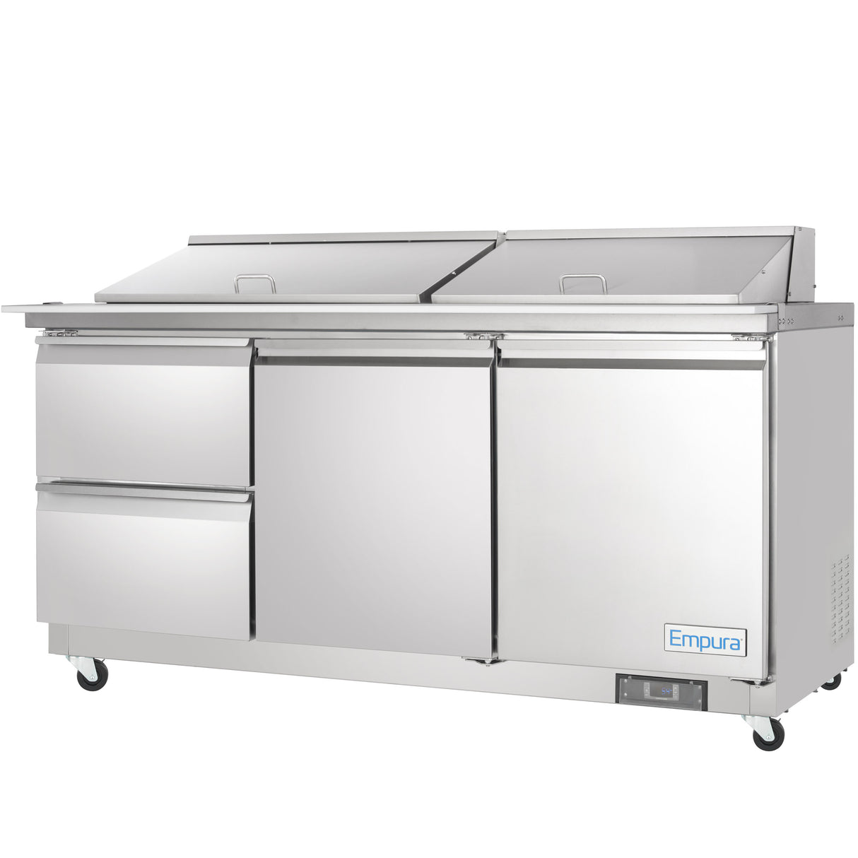 Empura Refrigeration E-KSP72M-D2 Refrigerated Sandwich/Salad Mega Top Prep Table With Drawers