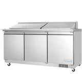 Empura Refrigeration E-KSP72M Refrigerated Sandwich/Salad Mega Top Prep Table 71.7"W X 34.5"D X 43.2"H