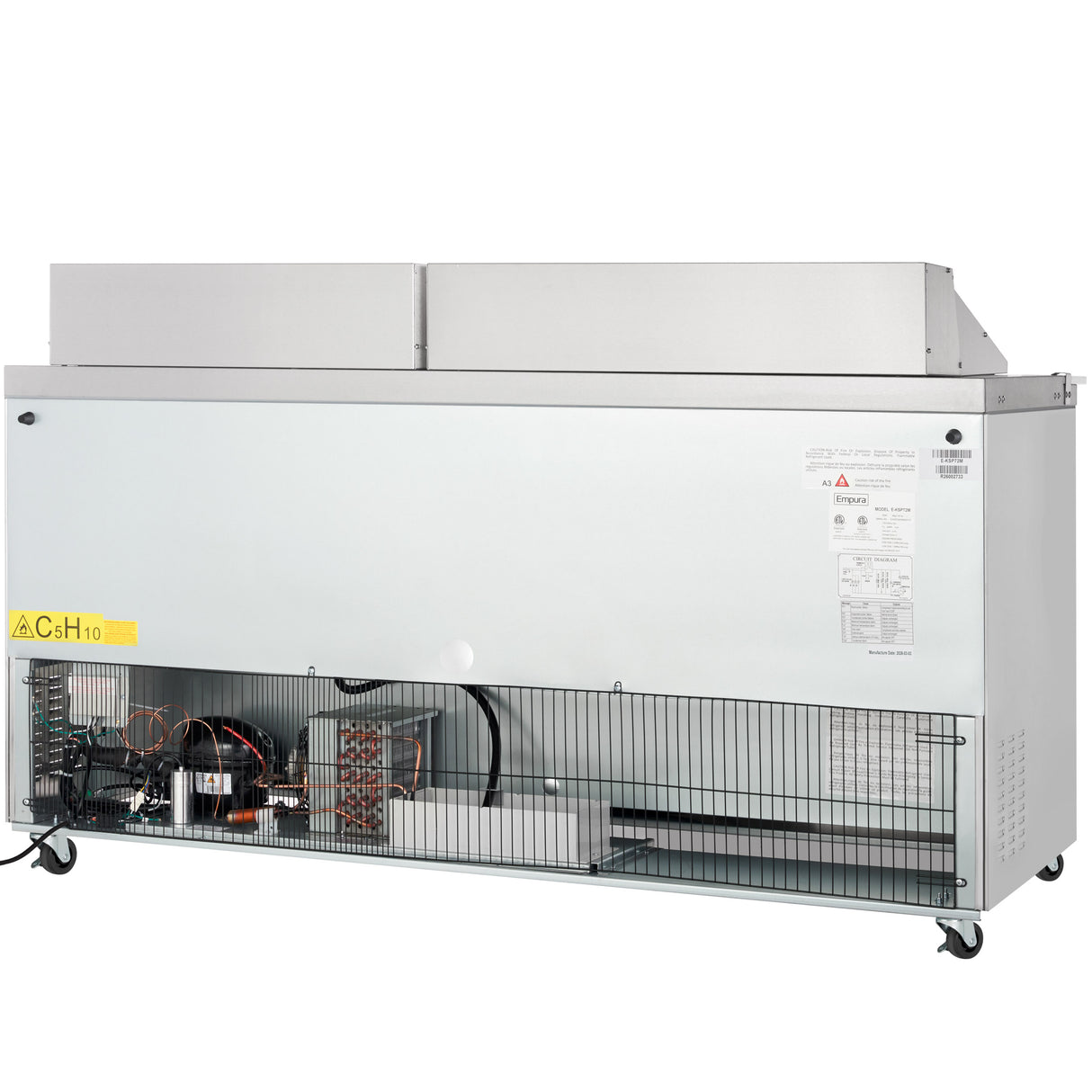 Empura Refrigeration E-KSP72M Refrigerated Sandwich/Salad Mega Top Prep Table 71.7"W X 34.5"D X 43.2"H