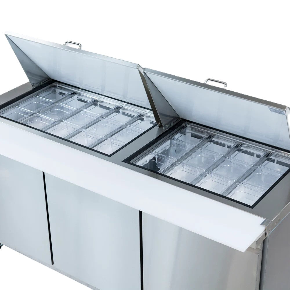 Empura Refrigeration E-KSP72M Refrigerated Sandwich/Salad Mega Top Prep Table 71.7"W X 34.5"D X 43.2"H