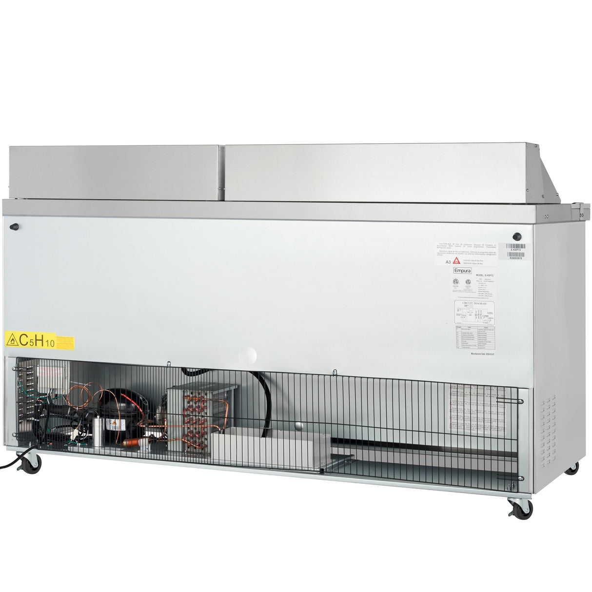 Empura Refrigeration E-KSP72 Refrigerated Sandwich/Salad Prep Table 71.7"W X 29.9"D X 43.2"H