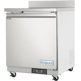 Empura Refrigeration E-KUC27FW Undercounter Reach-In Freezer Work Top 1 Swing Door Solid Door