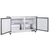 Empura Refrigeration E-KUC60F Undercounter Reach-In Freezer 61.2"W X 29.9"D X 35.5"H 13.2 Cu. Ft. Capacity