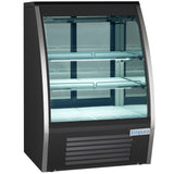 Empura Refrigeration E-RDC36 Refrigerated Deli Display Case 36-1/4"W X 33-1/8"D X 54-7/8"H Curved Glass Front