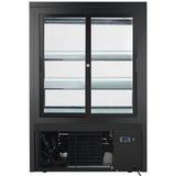 Empura Refrigeration E-RDC36 Refrigerated Deli Display Case 36-1/4"W X 33-1/8"D X 54-7/8"H Curved Glass Front
