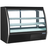 Empura Refrigeration E-RDC72 Refrigerated Deli Display Case 71-5/8"W X 33-1/8"D X 54-7/8"H Curved Glass Front