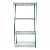Empura Stainless E-WS183674 Shelving Unit 36"W X 18"D X 74"H 4-shelf