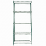 Empura Stainless E-WS183686 Shelving Unit 36"W X 18"D X 86"H 5-shelf