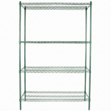 Empura Stainless E-WS184874 Shelving Unit 48"W X 18"D X 74"H 4-shelf