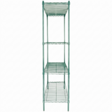 Empura Stainless E-WS184874 Shelving Unit 48"W X 18"D X 74"H 4-shelf