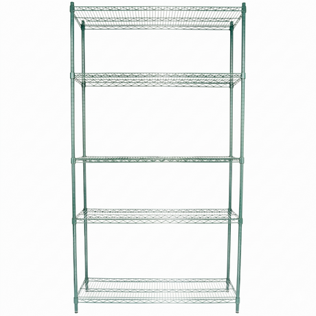Empura Stainless E-WS184886 Shelving Unit 48"W X 18"D X 86"H 5-shelf